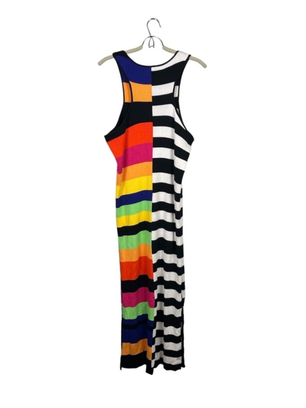 Mixed Stripe Ribbed Dress - Picture 5 of 9